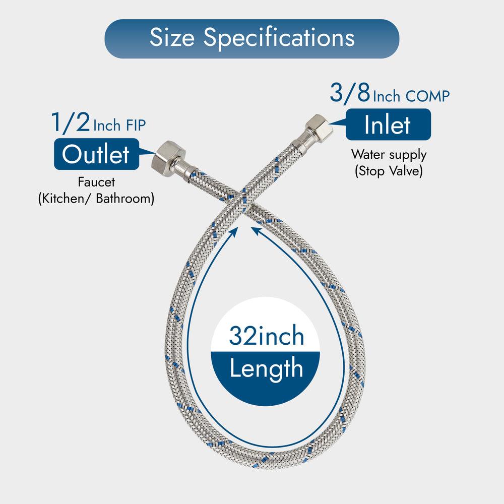How to Choose the Right Supply Line for a Faucet or Toilet