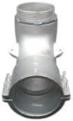 3" Flex 90-degree Connector, Squeeze-Type, Malleable Iron, Insulated Throat - Image 2