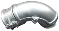 3" Flex 90-degree Connector, Squeeze-Type, Malleable Iron, Insulated Throat by Unknown