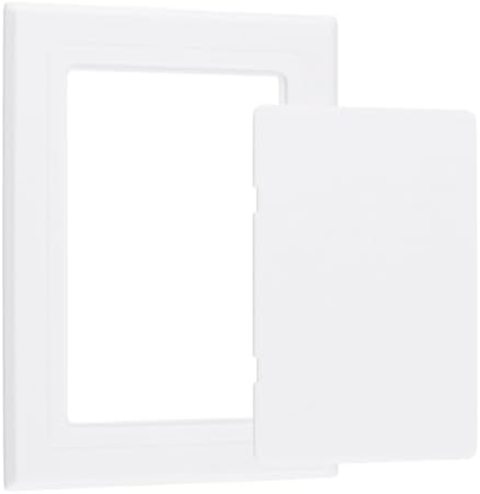 Self Adhesive Access Door Panels, 4 x 6 inch Surface-Mounted Wall Hole Cover by UFURMATE