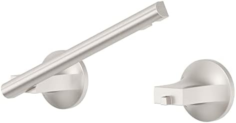Pfister Pfirst Modern Wall Mount Toilet Paper Holder Nickel BPHPFM0GS by Pfister