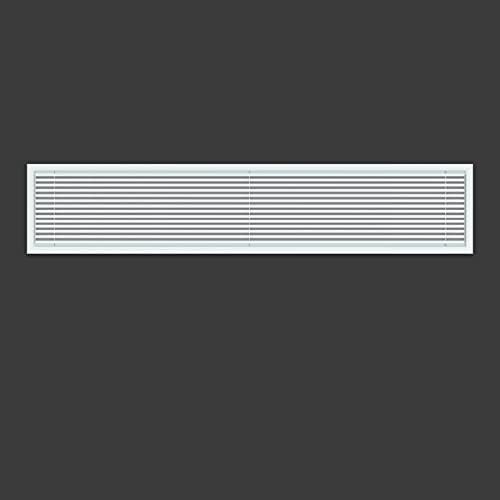 Linear Bar Air Grille 40" X 8", Aluminum Air Supply/Return Grilles, Easy Air by Powrocket