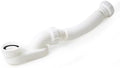 Low Profile 1 1/2" P Trap Flexible Bathtub & Shower Drain Pipe, Flat P Trap Kit by Azucyzi