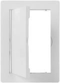 4x6 Access Panel for Drywall and Ceiling – White ABS Plastic Door Panel by VezoWorks