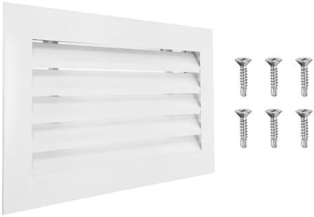 PATIKIL 10 x 18 Inch Gable Vent, 16 x 8 Inch Duct Opening Size by PATIKIL