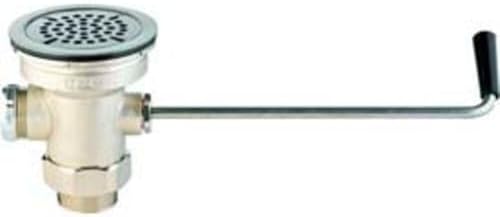 T&S Brass Waste Drain Valve, Twist Handle, 3-1/2 X 2 & 1-1 by Unknown