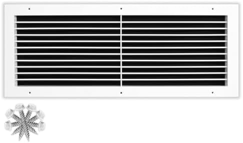 30" W X 10" H Aluminum Adjustable Return/Supply HVAC Air Grille by HVACPremium