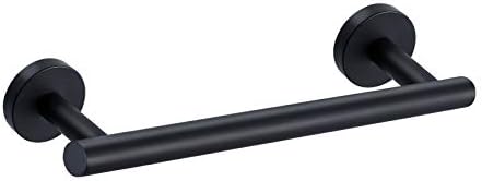 Nolimas Matte Black Bath Hand Towel Bar Single Bars Towel Rack Rod Classic Wall by Giveyourbathroomanewlook