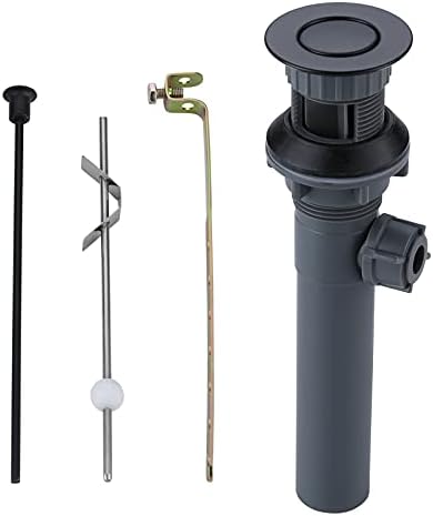 ARCORA Sink Drain with Overflow, Bathroom Sink Stopper with Lift Rod, Matte by ARCORA
