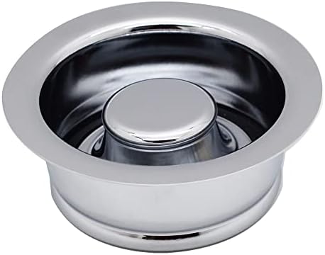Westbrass D2089-26 4-1/4" Kitchen Sink Waste Disposal Drain Flange and Stopper by Westbrass