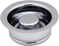 Westbrass D2089-26 4-1/4" Kitchen Sink Waste Disposal Drain Flange and Stopper by Westbrass