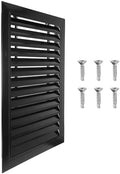 PATIKIL 24 x 16 Inch Gable Vent, 14 x 22 Inch Duct Opening Size by PATIKIL