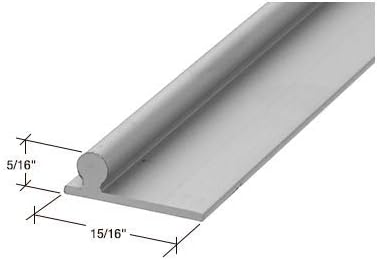 C.R. LAURENCE PLD1659 CRL Aluminum 96" Sliding Glass Door Replacement Rail - Image 6