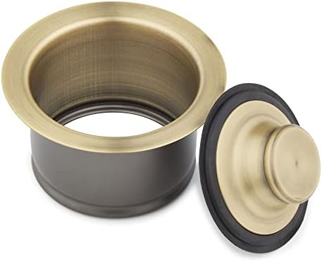 Signature Hardware 205585 3-1/2" Brass Kitchen Garbage Disposal Flange and - Image 6