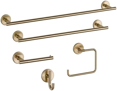 Delta Single Post Toilet Paper Holder | Champagne Bronze | Wall Mount | Trinsic - Image 3