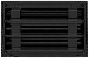 BUILDMART - 10x6 Modern AC Vent Cover - Decorative Black Air Vent - Standard - Image 2