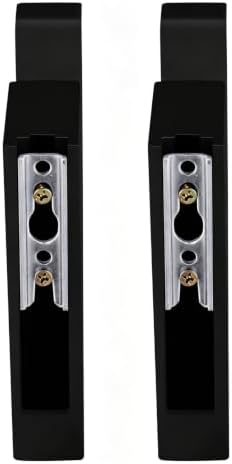 6 Pack Black Curtain Hooks for Wall, Wooden Shower Rod Holder - Image 7