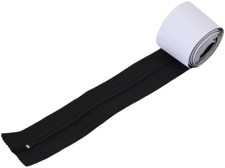 GOWENIC 2Pcs Dust Protector Zipper, Heavy Duty Peel and Stick Zipper, Reusable by GOWENIC