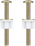 2pcs Toilet Seat Bolts, Steel Toilet Seat Screw Replacement Kit by BOXOB