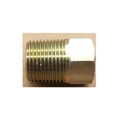 Pipe to Metric Fitting 3/8" BSP BSPT Male to M12X1.5 Female by DYNAPEX