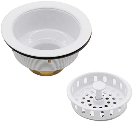 Westbrass CO2196-50 Combo Pack 3-1/2" Post Style Large Kitchen Sink Basket - Image 4
