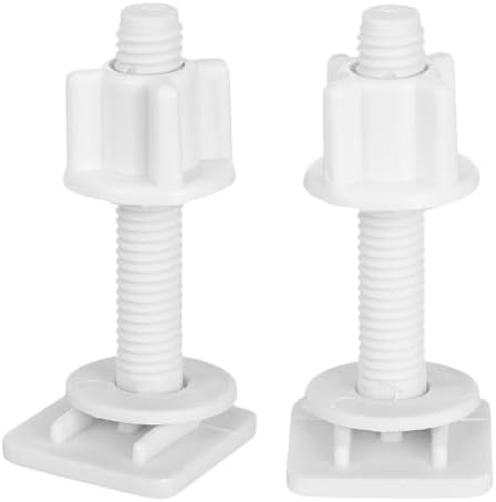 SEWACC Universal Toilet Seat Screws Replacement Parts Toilet Bowl Screws and - Image 4