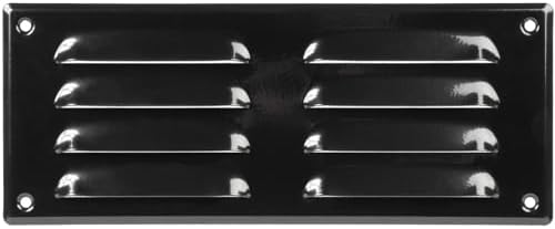 Repa Market 10" x 4" Inch Scratch Resistant Black Air Vent Cover by RepaMarket