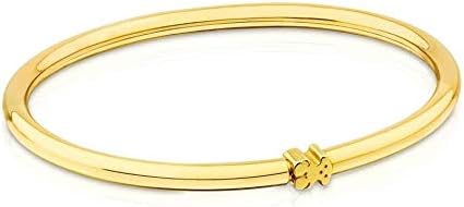 TOUS Warm Gold-Plated Bangle Bracelet