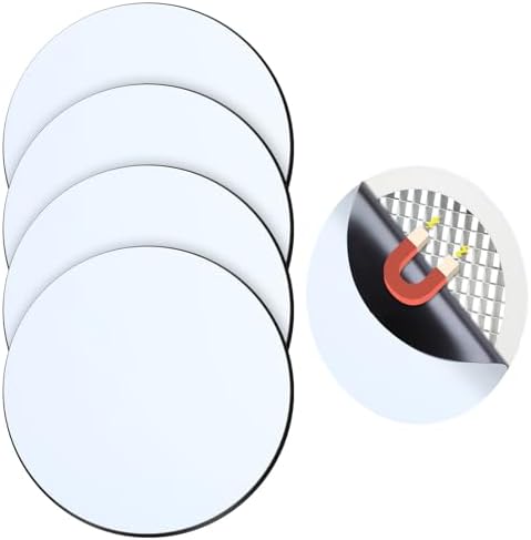 Tellegloww 4 Pcs Round Magnetic Vent Covers 6.5 Inch Air Vent Covers by Tellegloww