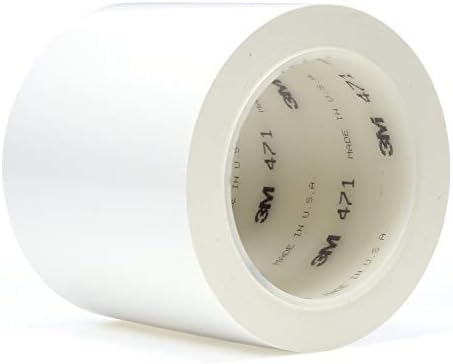 3M Vinyl Tape 471, 48 in x 20 yd, 1 Roll Untrimmed, Paint Alternative by 3MIndustrial