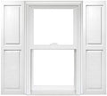 Polaris Homeside Raised Panel Vinyl Shutters 14-1/2in. x 31in. by Polaris