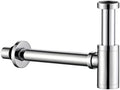 Bottle P Trap 1-1/4 Bathroom Brass Sink Drain Stopper, Lavatory Adjustable by Miraga