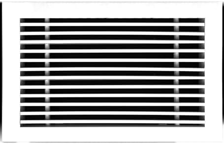 HVAC Premium 12"W X 6"H Linear Aluminum Clip-On Bar Return Air Grille by HVACPremium