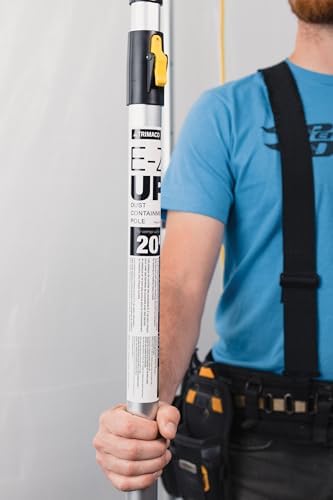 Trimaco 54738 Heavy Duty E-Z Up 20ft. Dust Containment Pole, 2 Pack, 40 Foot - Image 3
