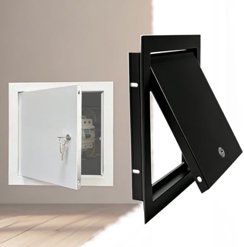 Black Aluminum Access Door 10x11in Concealed Inspection Panel by Unknown