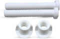 Gadgetime USA Toilet Seat Screws Hinge Bolt & Nut Kit by Gadgetime+USA