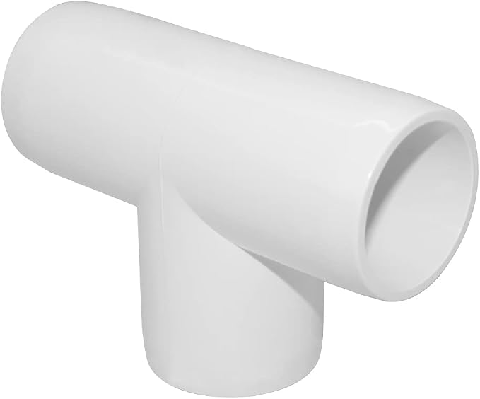 1/2 Inch Tee PVC Fitting 3 Way Connector, Furniture Grade Corner Fittings - Image 4