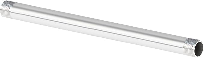 Quickun 304 Stainless Steel Pipe Fitting, 1/4" NPT x 1/4" NPT Male Malleable by VisittheQuickun