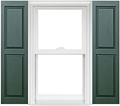 Polaris Homeside Raised Panel Vinyl Shutters 14-1/2in. x 71in. by Polaris