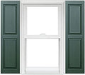 Polaris Homeside Raised Panel Vinyl Shutters 14-1/2in. x 43in. by Polaris