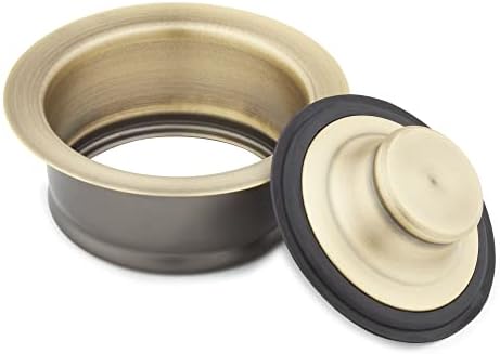 Signature Hardware 480538 3-1/2" Brass Kitchen Garbage Disposal Flange and - Image 5