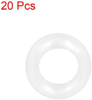 uxcell Silicone O-Ring 16x10x3mm VMQ Seal Ring Gasket White 20pcs - Image 3