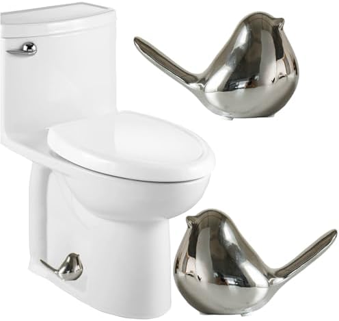 Ceramic Bird Toilet Bolt Covers Decorative Toilet Bolt Caps, Toilet Screw Cover by Unknown