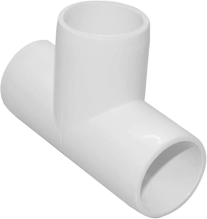 1/2 Inch Tee PVC Fitting 3 Way Connector, Furniture Grade Corner Fittings - Image 5