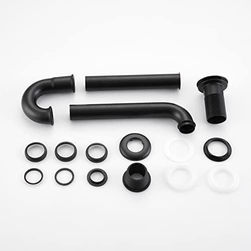 Bathroom Basin Sink U Shape Stopper Complete Set, Adjustable Height 1-1/4 - Image 6