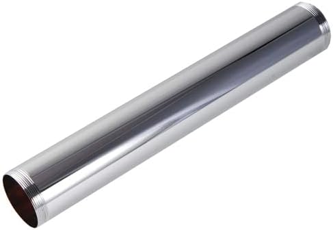 EZ-FLUID Heavy Duty Commercial 1-1/2"OD x 12-In 17GA Chrome Brass Tubular by EZ-FLUIDPlumbingProducts