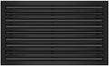 BUILDMART - 30x18 Modern AC Vent Cover - Decorative Black Aluminum Air Vent - by TexasBuildmart