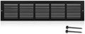 30x6 Black Steel Return Air Grille, Fits 31"W x 6"H Duct Opening by SmartSolutionsforHome