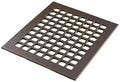 "Reggio Register Square Series Pattern Floor Grille, Oil-Rubbed Bronze Steel by ReggioRegisterCompanyLLC