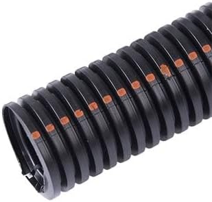 Electriduct 1/2" UV Rated Flame Retardant Wire Loom Black Nylon Split Tubing - Image 4